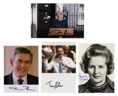 Lot #237 British Prime Ministers (4) Signed