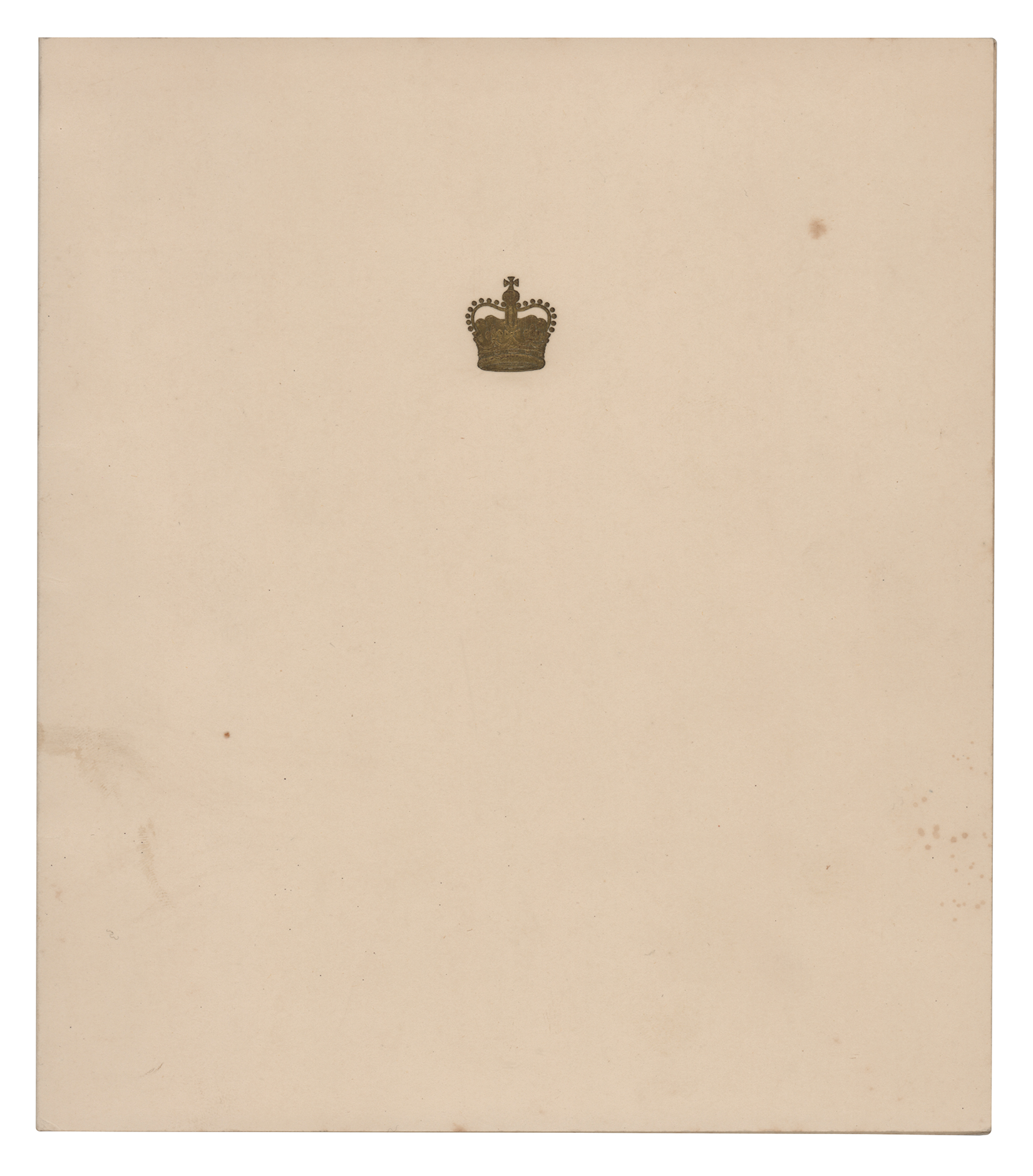 Lot #193 Queen Elizabeth II Signed Christmas Card (1955) - Image 2