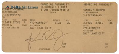 Lot #259 John F. Kennedy, Jr. Signed Airplane