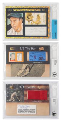 Lot #745 Baseball Legends (14) Autograph and Relic