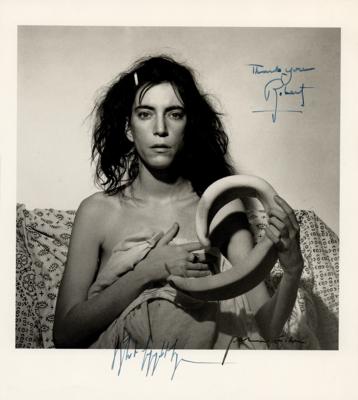 Lot #436 Robert Mapplethorpe and Patti Smith