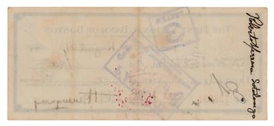 Lot #457 Ernest Hemingway Signed Check - Image 2