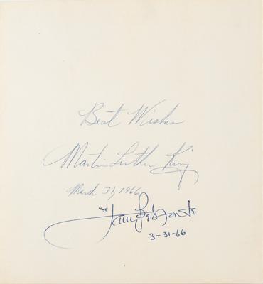 Lot #198 Martin Luther King, Jr. Signed Program - Image 1