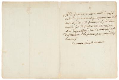 Lot #184 Marie Antoinette Document Signed - Image 3
