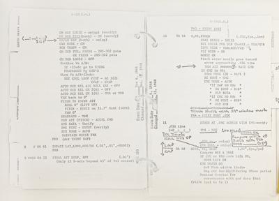 Lot #354 Apollo 8: James Lovell and Frank Borman Signed Oversized Apollo 8 Flight Crew Log - Image 3