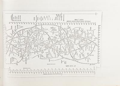 Lot #354 Apollo 8: James Lovell and Frank Borman Signed Oversized Apollo 8 Flight Crew Log - Image 4