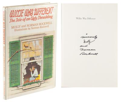 Lot #443 Norman Rockwell Signed Book