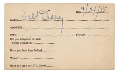 Lot #448 Walt Disney Signature - Image 2