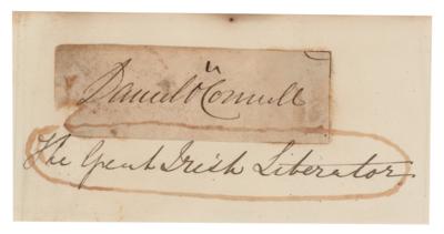 Lot #274 Daniel O'Connell Signature