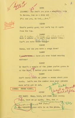 Lot #726 The Danny Thomas Show: Lucille Ball Episode Script - Image 6