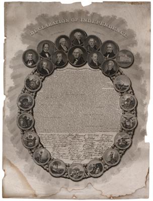 Lot #65 Declaration of Independence: George G.