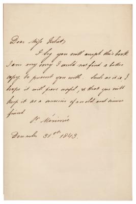 Lot #488 Prosper Mérimée Autograph Letter Signed