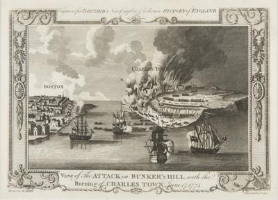 Lot #70 Battle of Bunker Hill Engraving (1783) - Image 1
