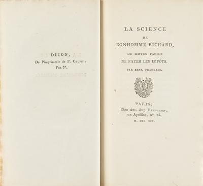 Lot #17 Benjamin Franklin First Edition Book: The Way to Wealth - Image 3