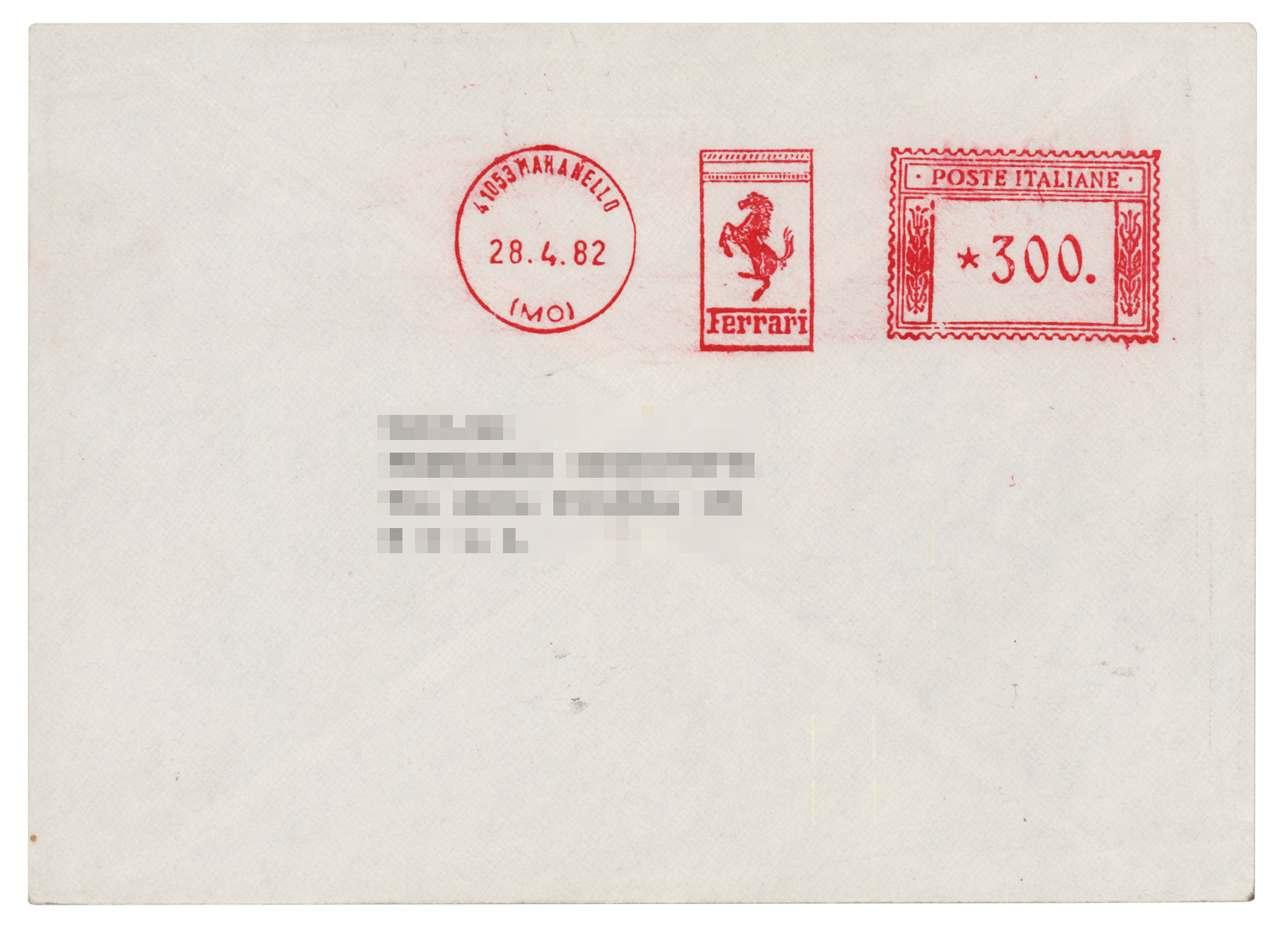 Lot #740 Enzo Ferrari Signed Photograph - Image 3