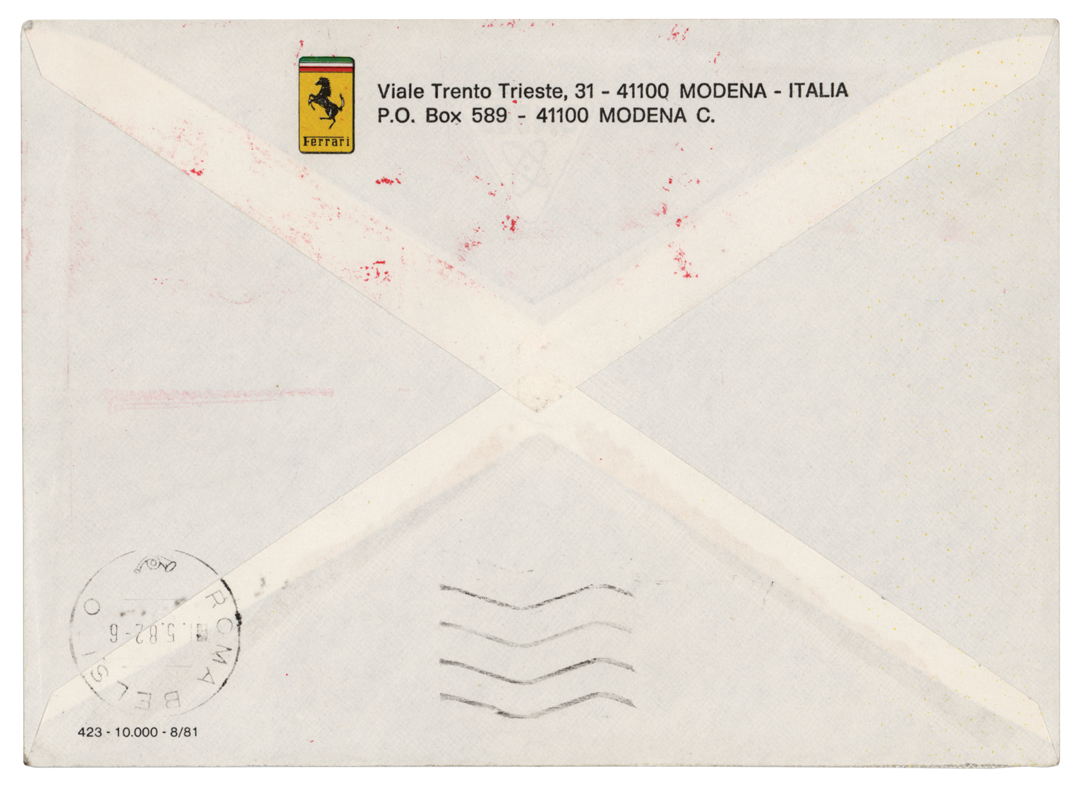 Lot #740 Enzo Ferrari Signed Photograph - Image 4