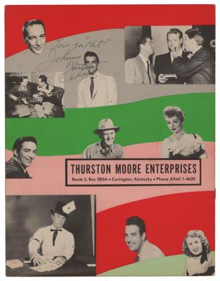 Lot #547 Johnny Horton Signed Program - Image 1