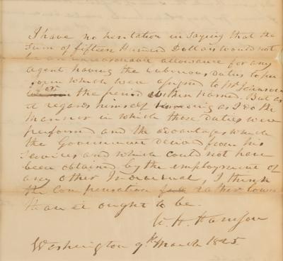 Lot #128 Dr. Martin Breckstein Presidential Collection of (41) Autographs (Washington to Clinton) - Image 10