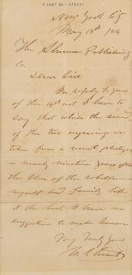 Lot #128 Dr. Martin Breckstein Presidential Collection of (41) Autographs (Washington to Clinton) - Image 19