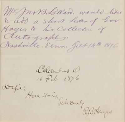 Lot #128 Dr. Martin Breckstein Presidential Collection of (41) Autographs (Washington to Clinton) - Image 20