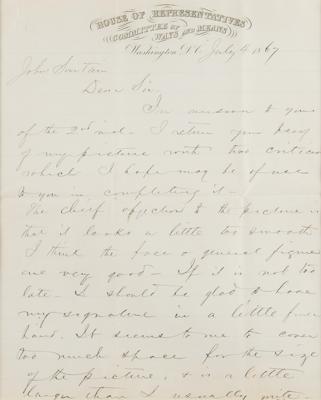 Lot #128 Dr. Martin Breckstein Presidential Collection of (41) Autographs (Washington to Clinton) - Image 21