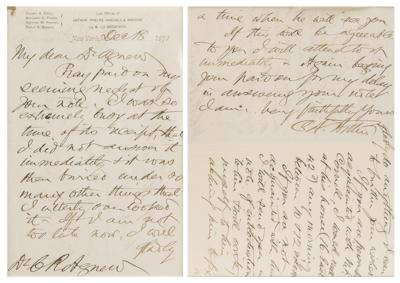 Lot #128 Dr. Martin Breckstein Presidential Collection of (41) Autographs (Washington to Clinton) - Image 22