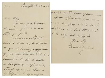 Lot #128 Dr. Martin Breckstein Presidential Collection of (41) Autographs (Washington to Clinton) - Image 23