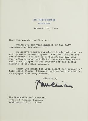 Lot #128 Dr. Martin Breckstein Presidential Collection of (41) Autographs (Washington to Clinton) - Image 41