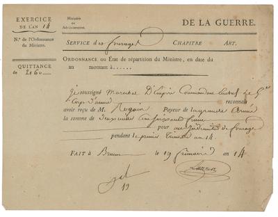 Lot #316 Napoleon Bonaparte and His Marshals Collection of (25+) Autographs - Image 21