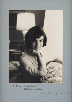 Lot #119 Jacqueline Kennedy Signed Photograph - Image 1