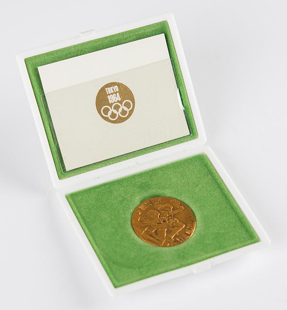 記念メダル0727L42●オルメカ文化展 Tokyo 1964 Summer Olympics Copper Commemorative Medal - From the