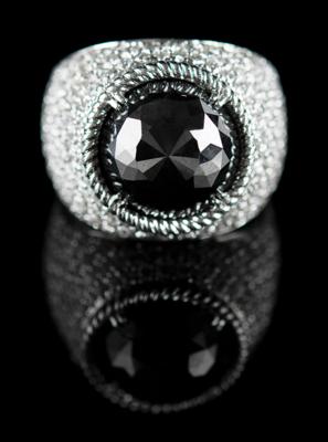 Lot #4381 Ryan Lochte's 14k White Gold Olympic Ring Custom-Made by Johnny Dang - Image 3