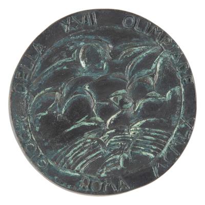 Lot #4132 Rome 1960 Summer Olympics Bronze Participation Medal - From the Collection of IOC Member James Worrall - Image 2