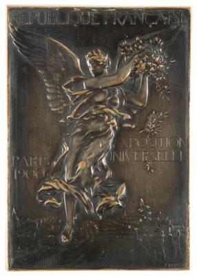 Lot #4045 Paris 1900 Olympics Silvered Bronze