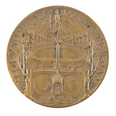 Lot #4116 Amsterdam 1928 Summer Olympics Bronze Participation Medal - Image 2