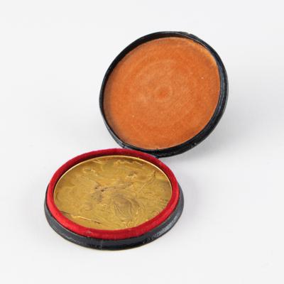 Lot #4104 Athens 1896 Olympics Gilt Bronze Participation Medal - Image 3