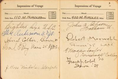 Lot #4322 Amsterdam 1928 Summer Olympics Autograph Book and Candid Photographs - Image 5