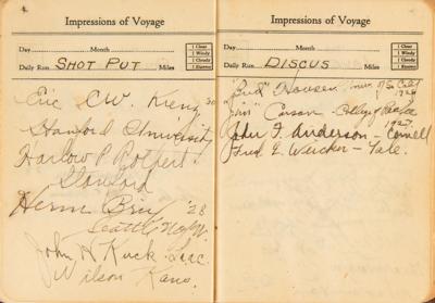 Lot #4322 Amsterdam 1928 Summer Olympics Autograph Book and Candid Photographs - Image 6