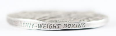 Lot #4049 London 1908 Olympics Silver Winner's Medal for Heavyweight Boxing - Image 4