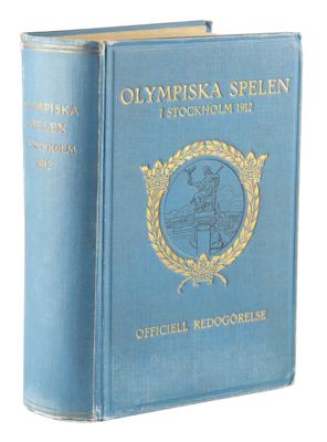 Lot #4263 Stockholm 1912 Olympics Official Report