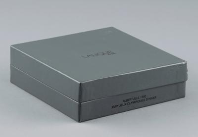 Lot #4377 Albertville 1992 Winter Olympics Lalique Paperweight - Image 3