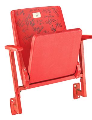 Lot #4329 Lake Placid 1980 Winter Olympics: 'Miracle on Ice' Team USA Signed Seat - Image 2