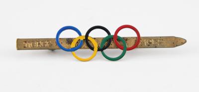 Lot #4205 Oslo 1952 Winter Olympics Souvenir Pin