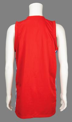 Lot #4330 Carl Lewis Signed Track Singlet - Image 3