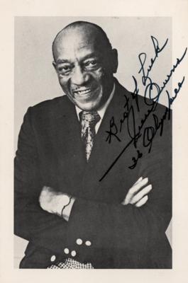 Lot #4326 Jesse Owens Signed Photograph