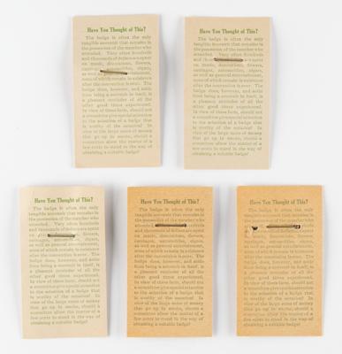 Lot #4186 Los Angeles 1932 Summer Olympics Press Badges (5) - Image 2