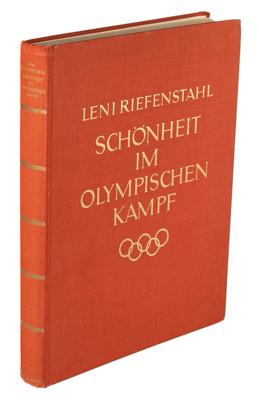 Lot #4327 Leni Riefenstahl Signed Book: Schonheit