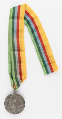 Lot #4082 Moscow 1980 Summer Olympics Silver Winner's Medal - Image 1