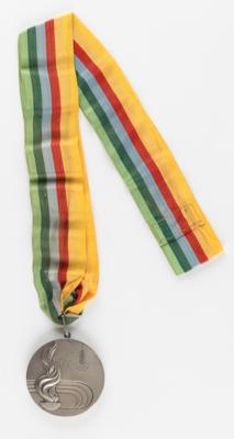 Lot #4082 Moscow 1980 Summer Olympics Silver Winner's Medal - Image 2