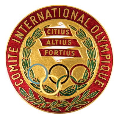 Lot #4170 IOC Member's Badge - From the Collection